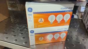 2 Boxes of Crystal Clear 40W Bulbs