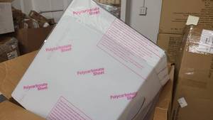 3 boxes of 12 polycarbonate sandblasted or paint hoods