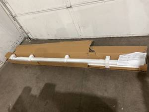 lot 322 image: VIVOHOME 120 Inch 11 HD Manual Pull Down Projector Screen
