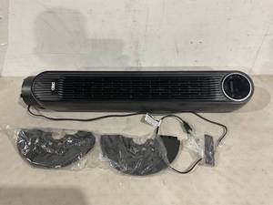 lot 206 image: Dreo Bladeless Tower Fan - Black