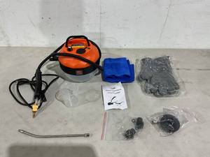 lot 213 image: 2500W High Pressure Steam Cleaner - Orange