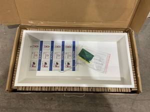 lot 125 image: Neodrain White No Tile Shower Niche