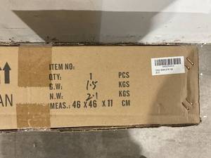 lot 133 image: MADEM Black Modern LED Ceiling Light