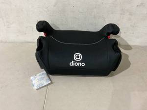 lot 346 image: Diono Solana Charcoal Gray No Latch Single Backless Booster Car Seat