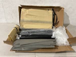 lot 348 image: UDEAR Beige Portable Fabric Cover Wardrobe Closet Clothes Organizer