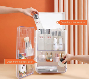 lot 353 image: Ciecie Large Capacity Clear Makeup Organizer