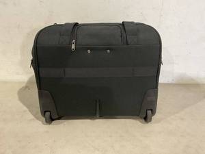 lot 265 image: NUBILY Rolling Laptop Bag - Quilted Black