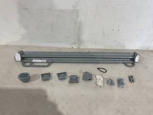 lot 278 image: Momcozy Retractable Baby Gate - grey