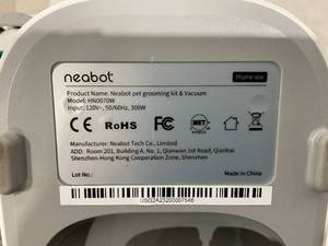 lot 283 image: neabot Neakasa P1 Pro Pet Grooming Kit & Vacuum