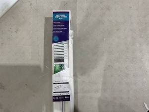 lot 289 image: CITOLEN Motorized Zebra Blinds with Integral Valance - White