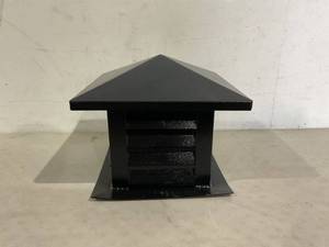 lot 292 image: Fireplace Chimney Roof Cap - Black
