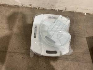 lot 146 image: Carex White Bath Seat And Shower Chair With Back