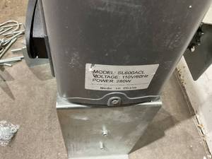 lot 162 image: CO-Z Heavy-Duty 1400 lb Sliding Gate Opener - Stainless Steel Design