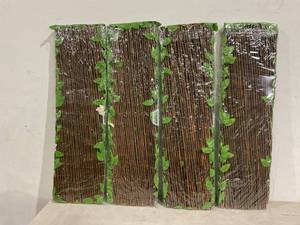 lot 430 image: DOEWORKS 4-Pack Expandable Faux Ivy Outdoor Privacy Screen Panel