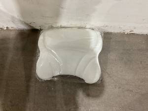 lot 177 image: Poemland Extra Thick Large Bath Pillow - White
