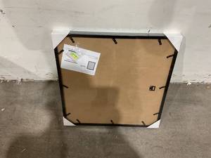 lot 184 image: LOT OF 2 -  20 x 20 Frames With Mat 16x16 - Black