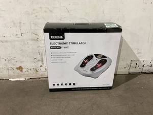 lot 11 image: FIT KING Foot Circulation Stimulator Machine with EMS TENS Pads