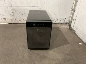 lot 14 image: KingChii 16L Temperature Control Electric Cigar Humidor Cabinet with Spanish Cedar Wood Shelves & Hygrometer