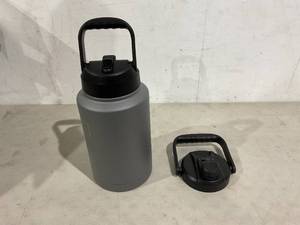 lot 434 image: IRON FLASK Sports Water Bottle - 128 Oz - Graphite