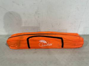 lot 435 image: Micmac Baby Playpen with Canopy - Orange