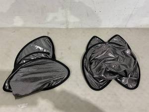 lot 448 image: EVFITUS Sunshade Roof Window Folding Sun Shade Visor - BlackSilver