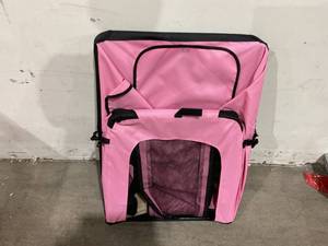 lot 185 image: Zampa Portable Dog Crate for Small and Medium Dogs