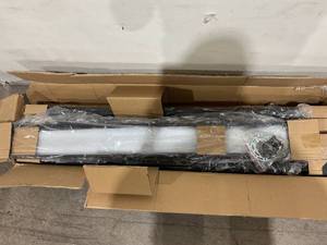 lot 191 image: LOT OF 6 - 4ft LED Shop Lights - Black Frame