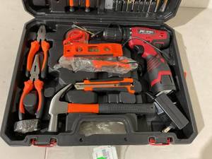 lot 26 image: JAR OWL Cordless Drill Multi Piece Tool Kit