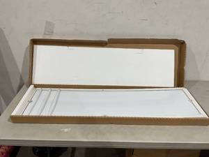 lot 449 image: White Full Length Mirror
