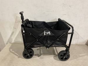 lot 482 image: PA Collapsible Wagon Cart with Wheels - Black