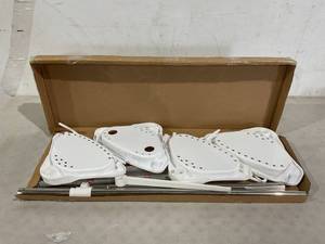 lot 492 image: ALLZONE Rustproof Shower Caddy Corner for Bathroom - White