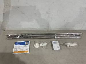 lot 494 image: Umimile Tension Curtain Rod - Stainless