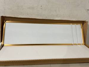 lot 566 image: Mirrotek - Full Length Adjustable Over The Door Mirror - Gold