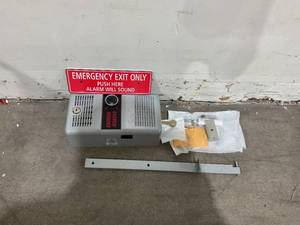 lot 90 image: Detex Emergency Door Exit Alarm - Silver