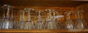 lot 137 image: Collectible Etched-Glass Stemware...