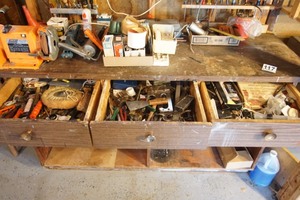 lot 117 image: Garage Contents of Three Workbench Drawers