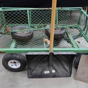 lot 17 image: YARD WAGON AND YARD TOOLS