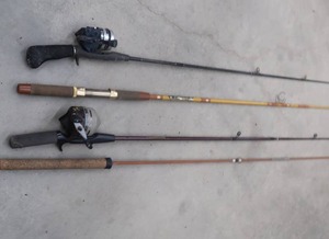 lot 22 image: FOUR RODS AND A REEL