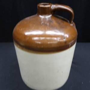 lot 82 image: ANTIQUE PRIMATIVE WHISKEY JUG
