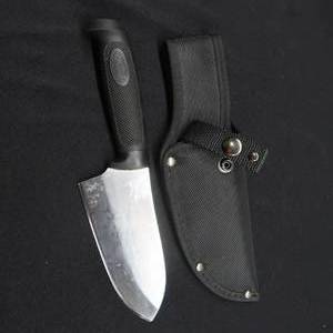 lot 97 image: J MARTTIINI FINLAND BIG BEAR SKINNER  KNIFE AND SHEATH