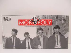 lot 10 image: Brand New Sealed THE BEATLES Monopoly Game