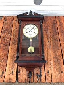lot 100 image: 31 Day Regulator Wall Clock
