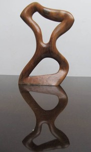 lot 125 image: Hand Carved Wood Sculpture by Luis Potosi - Bailarin