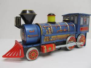 lot 204 image: Vintage Tin Litho Western Special Locomotive Train Engine Toy