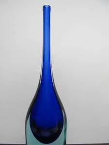 lot 217 image: Exceptional Large 1950s Archimede Seguso Murano Sommerso Glass Vase