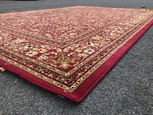 lot 221 image: Large Heavy Thick Persian Classics Area Rug