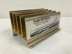 lot 231 image: Vintage 1950s-60s POLARIS Metal Advertising Envelope HOlder