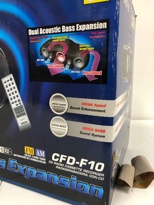 lot 237 image: Brand New Sealed CFD-F10 Boombox CDCassette PlayerRadio