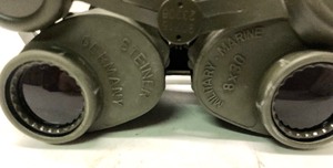 lot 254 image: High End STEINER Germany Military Marine 8x30 Binoculars