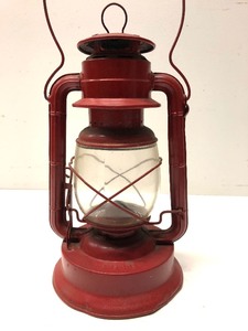 lot 270 image: Vintage Red Metal Dietz Lantern